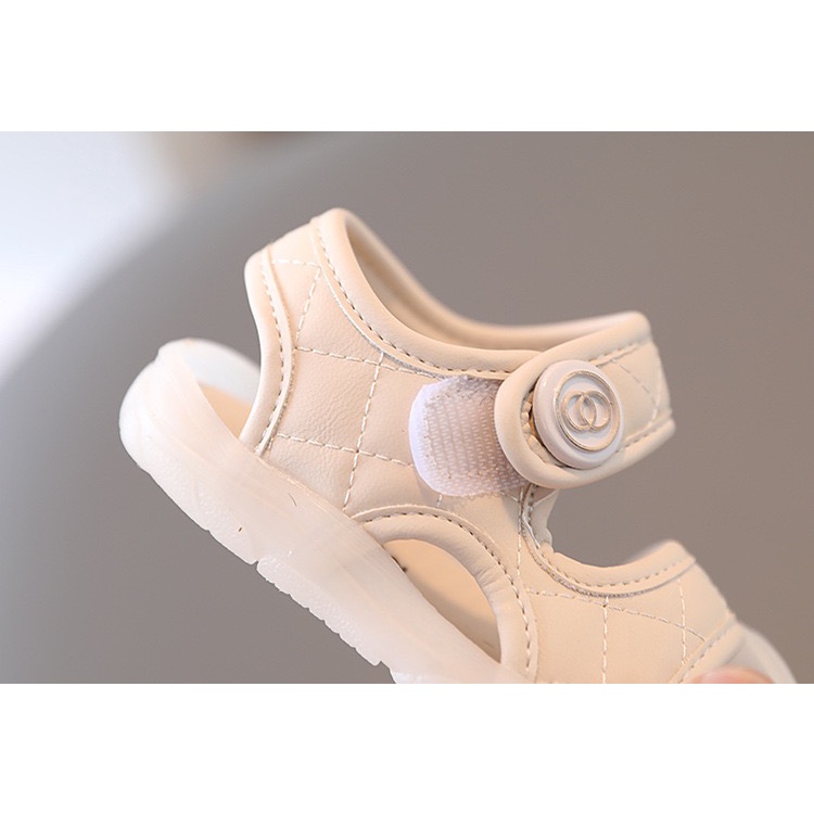 ￼Sandal Tập Đi Chống Trơn Chông Vấp Cho Bé Trai Bé Gái SA432