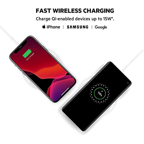 Sạc Không Dây Belkin BOOST↑CHARGE™ Wireless Charging Pad 15W - Hàng Chính Hãng - Bảo Hành 12 Tháng