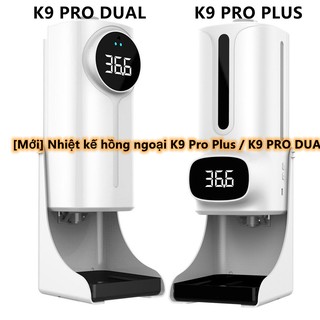 Nhiệt kế hồng ngoại không tiếp xúc K9 Pro Plus / K9 PRO DUAL / cảm biến nhiệt độ tự động / hộp đựng xà phòng + bình xịt / đo chính xác / có chân máy
