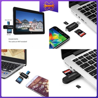 [Ready Stock] XGamer Micro USB OTG to USB 2.0 Adapter, SD / Micro SD Card Reader for Smartphone, PC