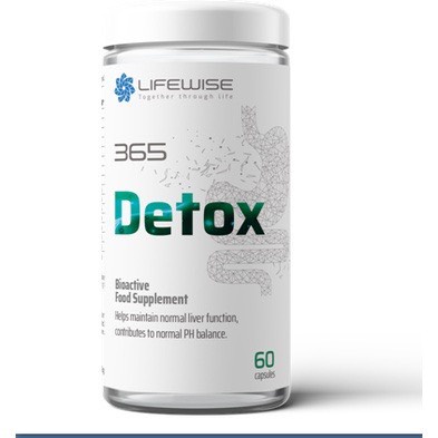 [ GIÁ SỈ ] - Lifewise #365 Detox, đào thải độc tố, hỗ trợ thanh lọc cơ thể, tăng cường chức năng gan - Chai 60 viên