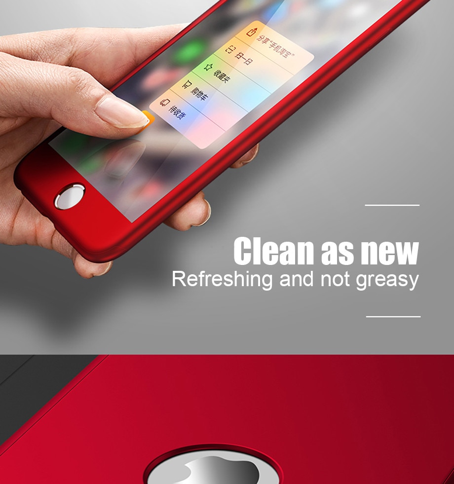 Xiaomi Redmi 5p Note 5 N5 Pro Note 5a S2 6 6a 5a 6 Pro Mi A2 Lite Ốp Lưng Điện Thoại 360 kính bảo vệ đầy đủ Vàng hồng xanh đỏ tím đen