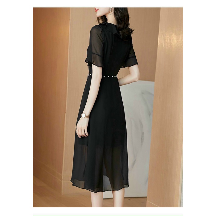 (HCM) Đầm voan chiffon 2 lớp Thời Trang siêu xinh , tôn dáng sành điệu cho các quý cô quý chị em KME STORE