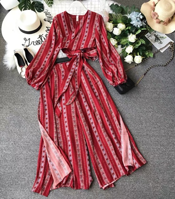 Set Boho đỏ
