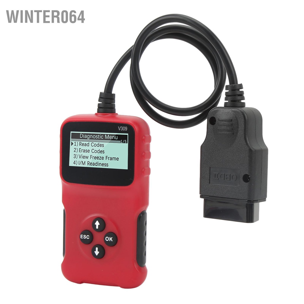 Máy quét OBD2 Bộ đọc mã đa ngôn ngữ Công cụ chẩn đoán ô tô chuyên nghiệp cho xe Winter064