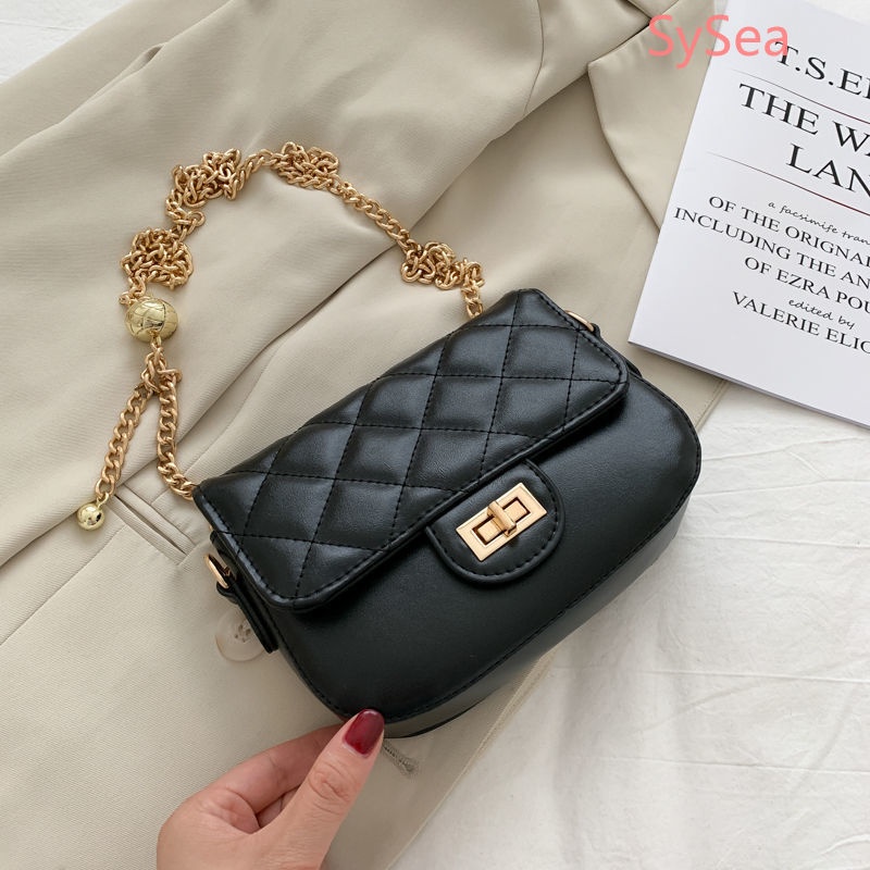 Túi Xách Mini Phối Dây Xích Thời Trang Mùa Hè