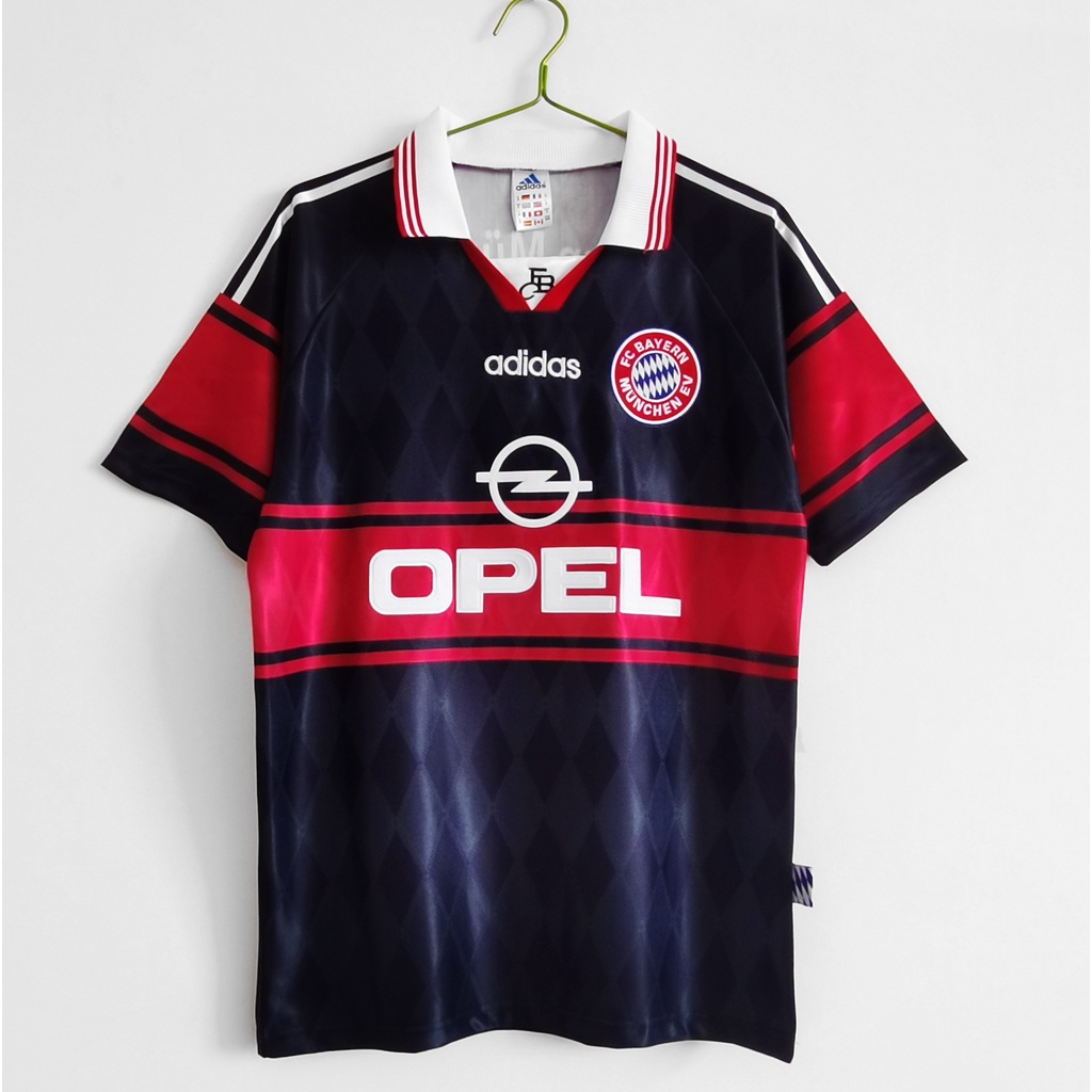Áo Bóng Đá Đội Tuyển Bayern 97-99 Phong Cách Retro