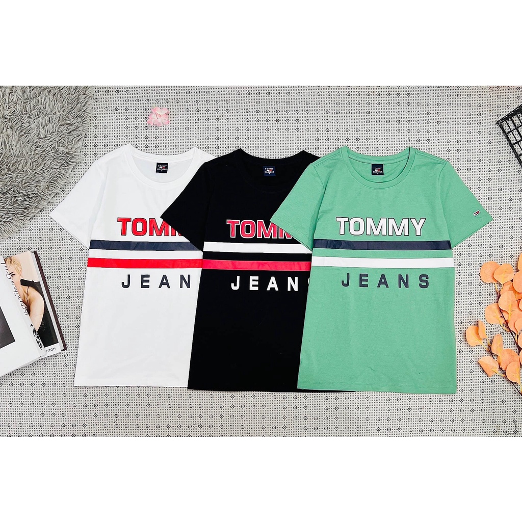 ÁO THUN TOMMY T-shirt bassic - Cotton 4 chiều co dãn