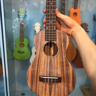 Đàn ukulele gỗ Điệp nguyên tấm