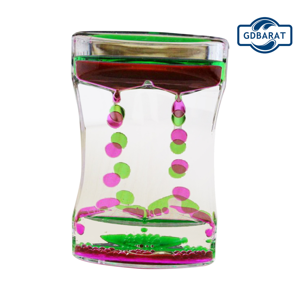 Đồ chơi đồng hồ cát dạng lỏng màu sắc tươi sáng giúp làm giảm căng thẳng dành cho phòng ngủ