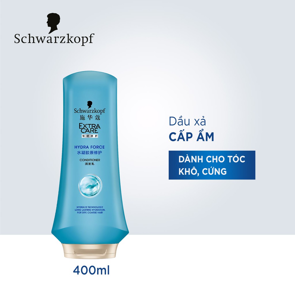 Dầu xả cấp ẩm Schwarzkopf Extra Care Hydra Force Conditioner 400ml