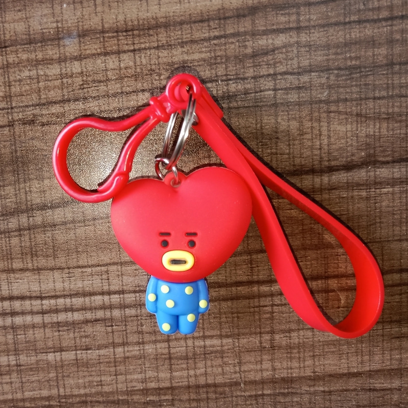 Móc khóa acrylic hình nhân vật hoạt hình BTS  đáng yêu