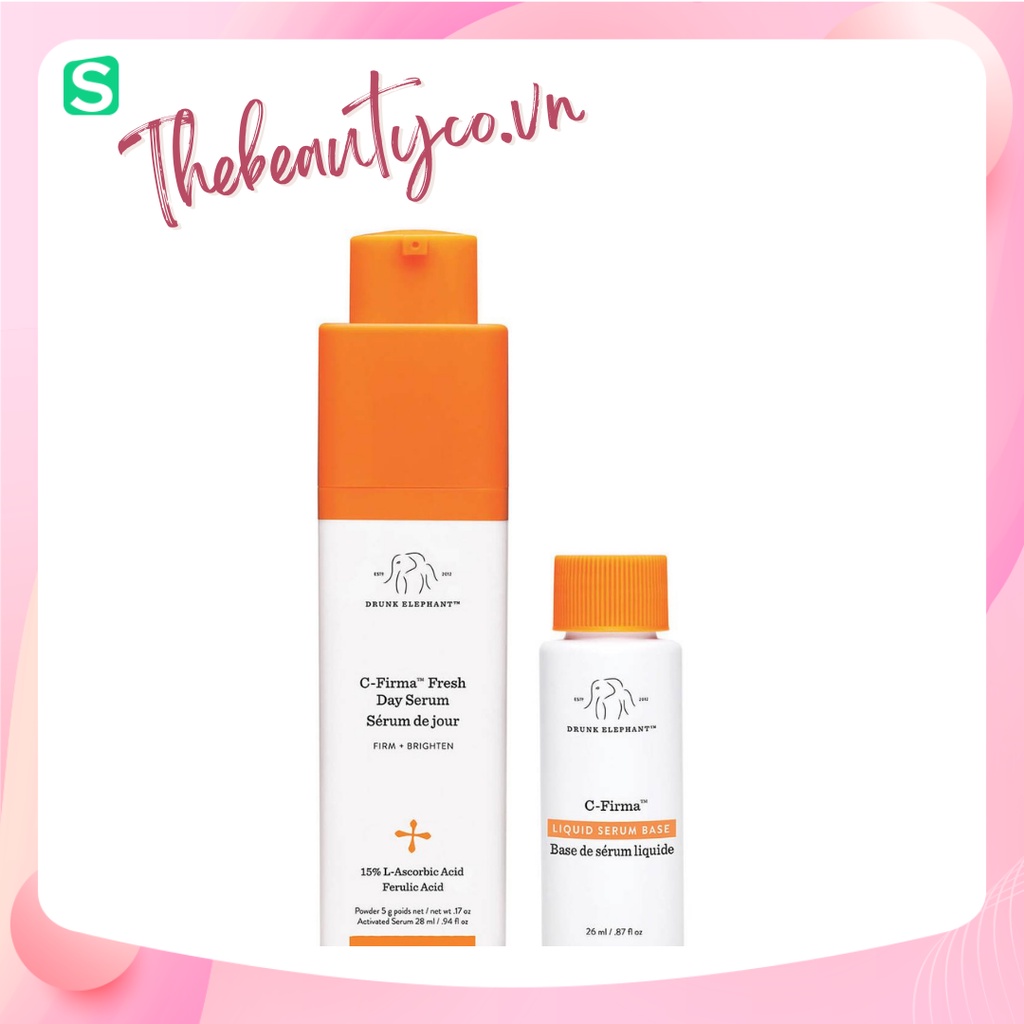 (Bill US) Drunk Elephant C-Firma Fresh Day Serum Tinh chất Vitamin C