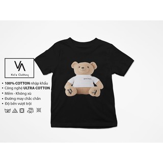 Áo thun / Áo phông trẻ em bé trai bé gái hình Gấu Palm chất cotton cao cấp VA184