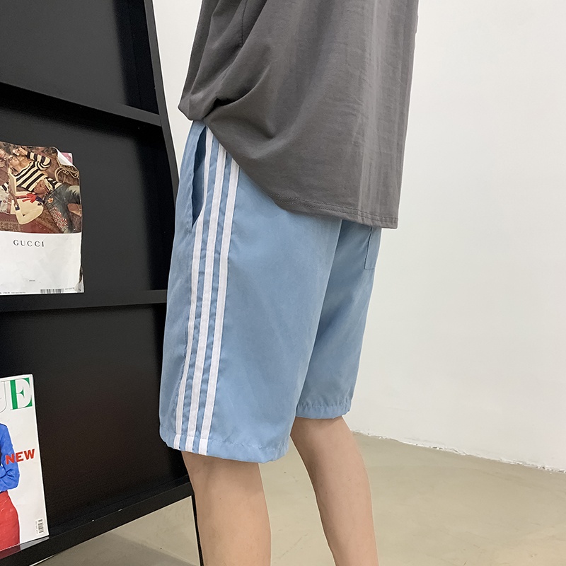 Quần short nam thời trang mùa hè viền sọc độc đáo