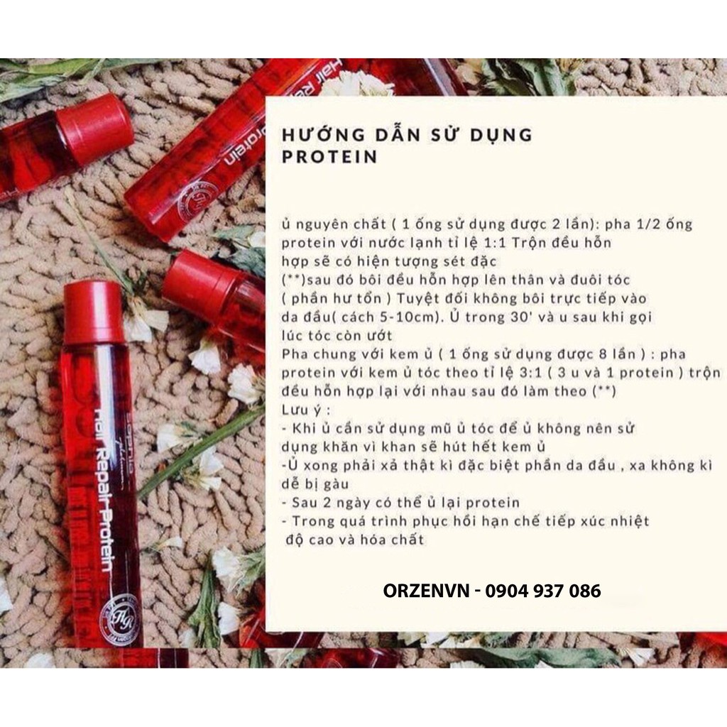 Mặt nạ Ủ tóc Protein phục hồi tóc nát tóc hư tổn siêu mượt Sophia Protein Hair Repair chính hãng