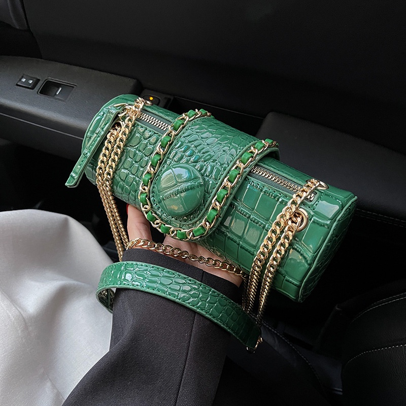 Túi Đeo Chéo Họa Tiết Da Cá Sấu Thời Trang Phương Tây Cho Nữ 2022