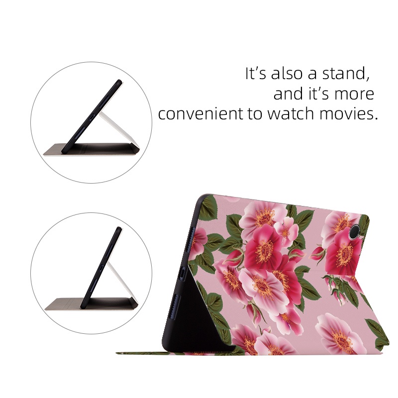 Ốp Máy Tính Bảng Da PU Nắp Lật Cho Samsung Galaxy Tab A8 10.5 inch X200 X205 X207 TabA8 LTE Wi-Fi SM-X200 SM-X205 SM-X207
