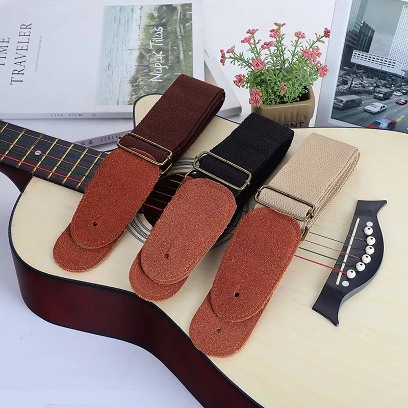 Dây đeo đàn guitar,ukulele da lộn giá rẻ