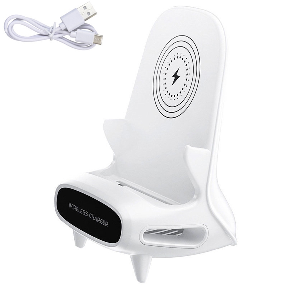 Giá Đỡ Điện Thoại Kiêm Sạc Không Dây 15W