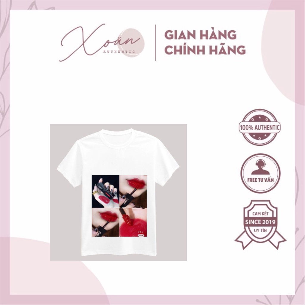 Áo phông in hình son YEtl Vinyl cream 401