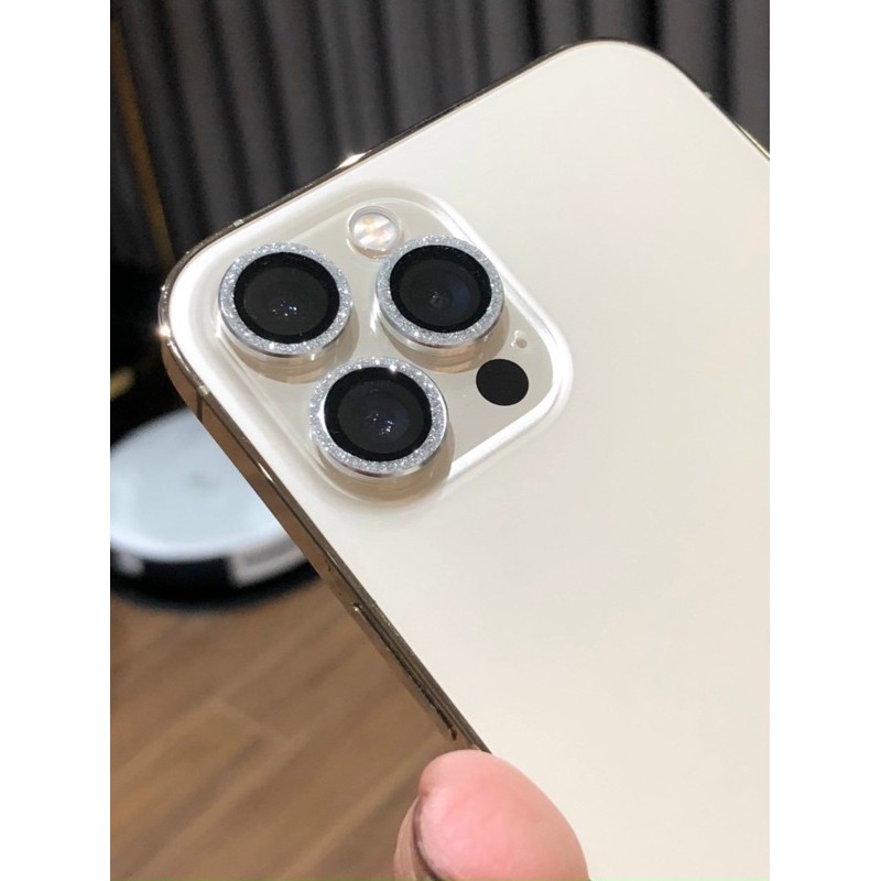 Combo 3 mắt dán camera Iphone 14, 14 Pro, 14 Pro max, 13 Pro Max, 13,13 Pro,12 pro max/12 pro/11 pro max đính đá Kuzoom