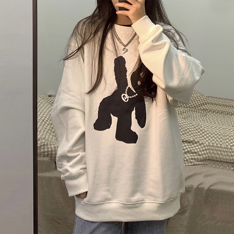 NRVP Áo Hoodie Thiết Kế Đơn Giản Thời Trang Hàn Quốc Cho Nữ