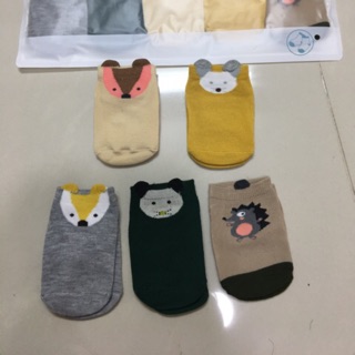 Sét 10 đôi sơ sinh chống trượt cho bé hàng xuất hàn 0-12 tháng