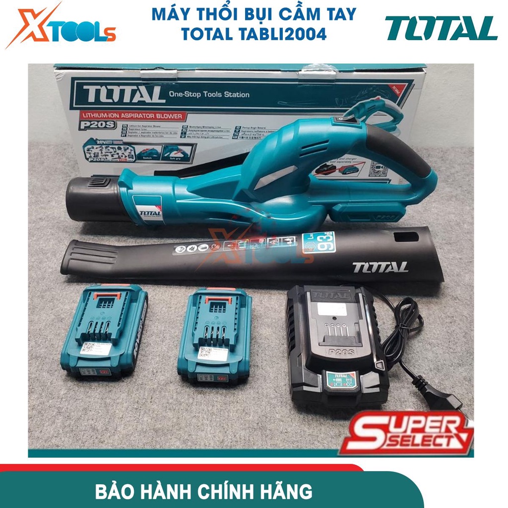 Máy thổi bụi cầm tay TOTAL TABLI2004 dùng pin lithium 20V, ống thổi có thể tháo rời không gồm pin sạc- CHÍNH HÃNG-XTOOLS