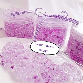 Chất nhờn ma quái slime kẹo nho chua | sour patch grape fishbowl slime