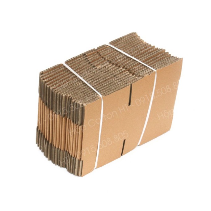 15x12x10 Combo 80 hộp carton, thùng giấy cod gói hàng, hộp bìa carton đóng hàng giá rẻ