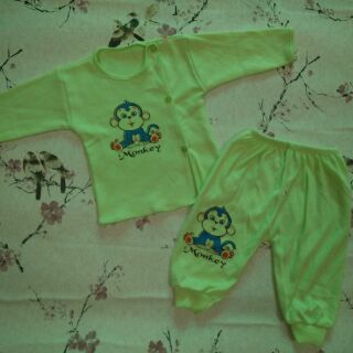 Bộ nỉ cotton Jou hình thú