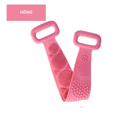 Cọ lưng silicon 2 mặt tẩy tế bào chết, có tay cầm tiện lợi Akii Home NT30