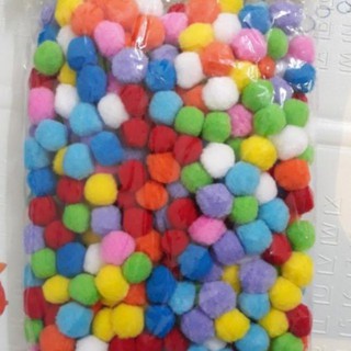 1 túi hạt pom pom trang trí - pom xơ