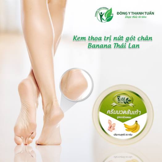 Kem Chuối Tri Nứt Gót Chân Thái Lan 30gram