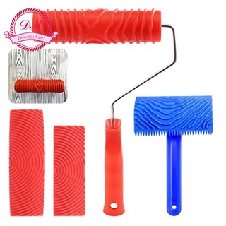 Bộ 4 dụng cụ sơn họa tiết vân gỗ dùng trang trí nhà cửa diy