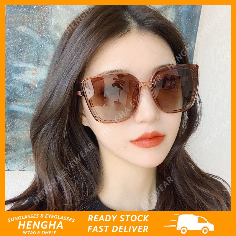 Kính Mát Mắt Mèo Phong Cách Hàn Quốc Cho Nữ