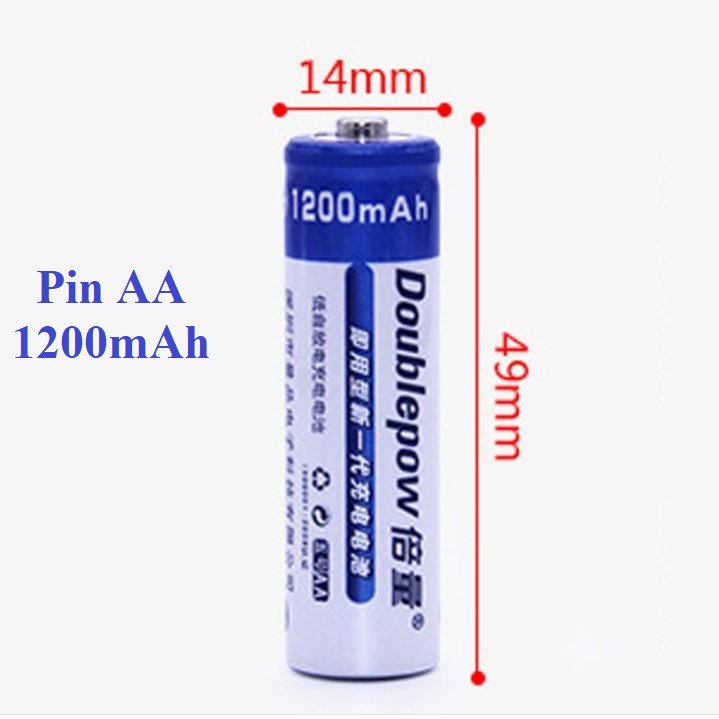 Bộ sạc pin đa năng doublepow DP-U21 - Sạc 2 pin từ cổng USB tiện lợi ..,