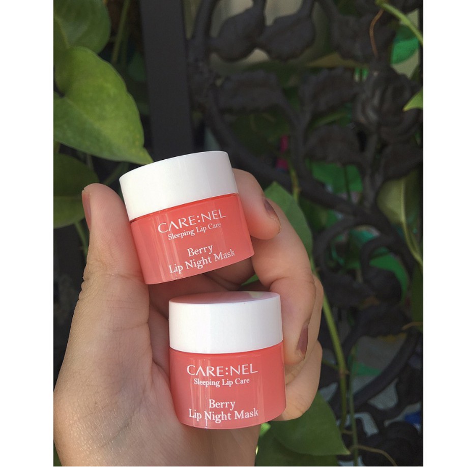 Mặt nạ ngủ môi Care nel Lip Sleeping Mask 5g - Dưỡng Và giảm Môi Thâm, Mặt nạ ngủ môi care:nel