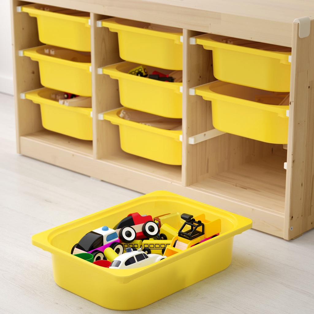 Hộc nhựa đựng đồ chơi Trofast Ikea nhỏ 42x30x10cm