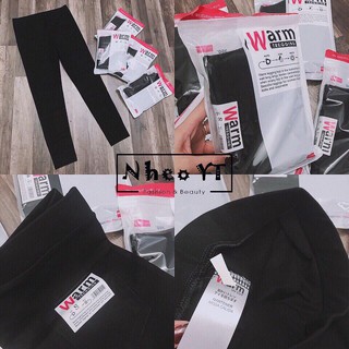 [kèm ảnh thật+video] Quần legging warm túi zip