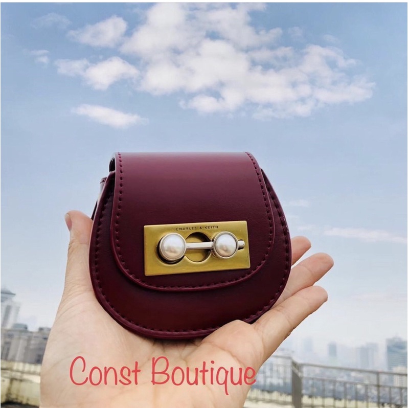 TÚI MINI CHARLES AND KEITH FULLBOX ẢNH THẬT