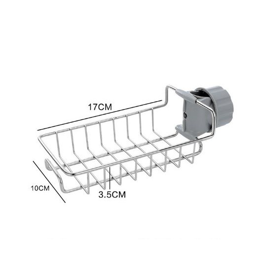 [Sale] [sẵn hàng] Giá Treo Vòi Đựng Đồ, Giẻ Rửa Chén Bát - Kệ Gắn Vòi INOX Để Đồ Giẻ Rửa Chén Bát