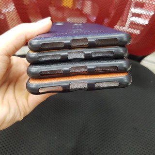 Ốp Xiaomi Redmi Note 6pro dẻo kiểu da in logo