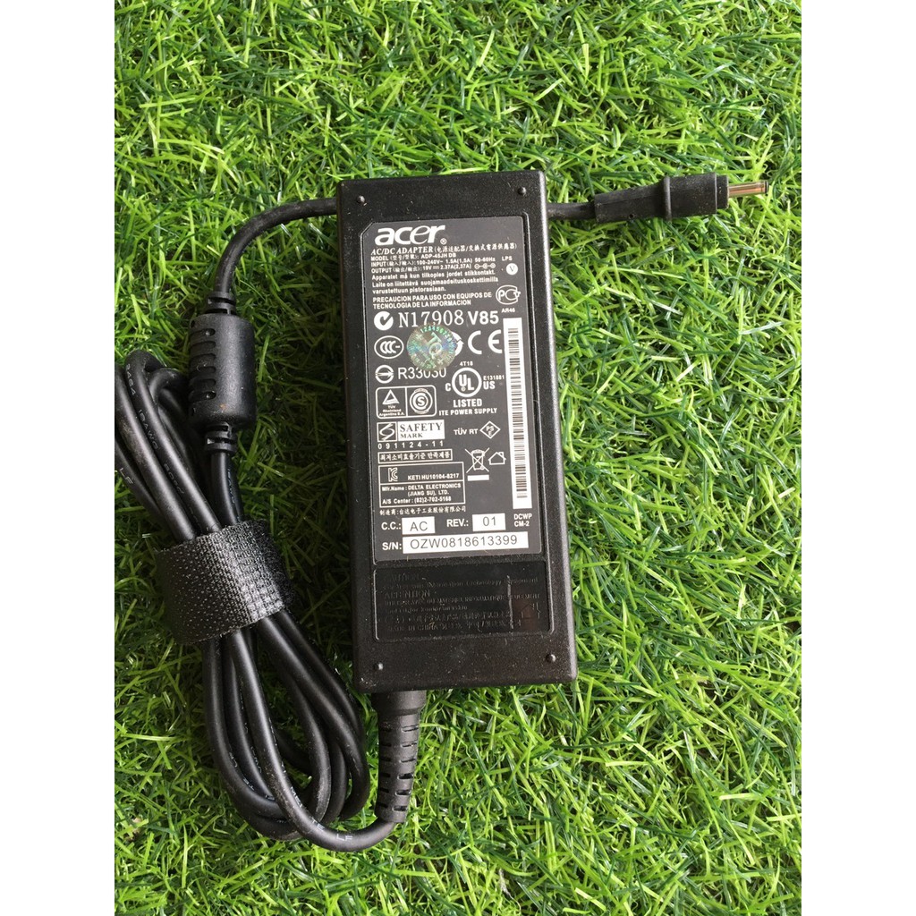 Sạc laptop HP 19.5V - 2.31A 45w chân kim nhỏ màu xanh [Sạc zin]