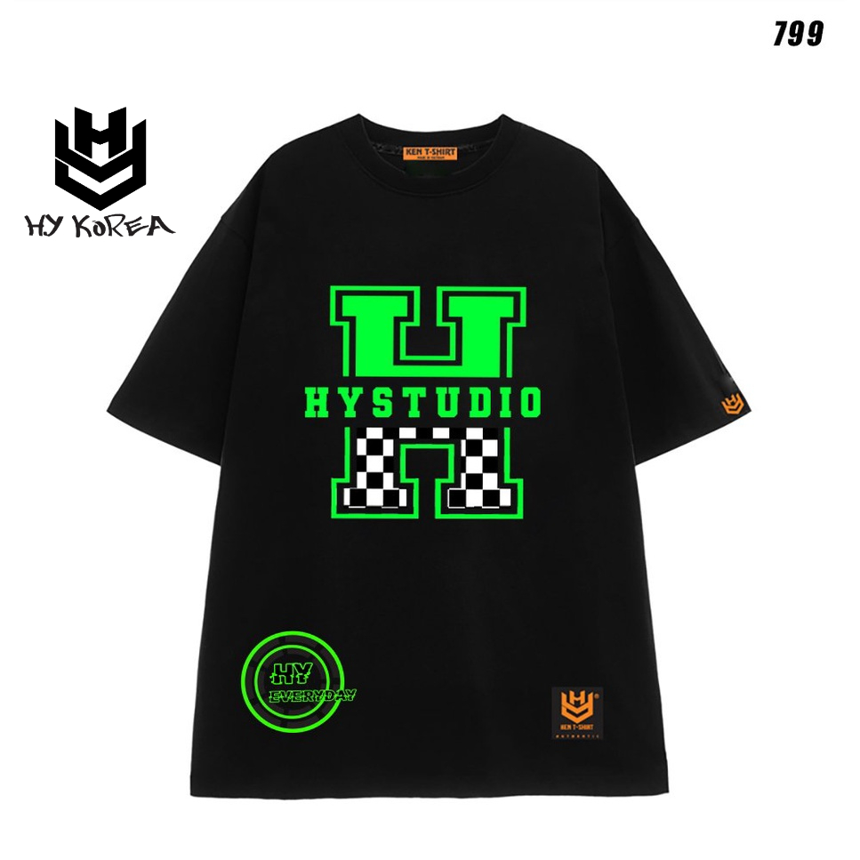 Áo thun nam nữ unisex form rộng tay lỡ Hy Everyday 799 HY KOREA