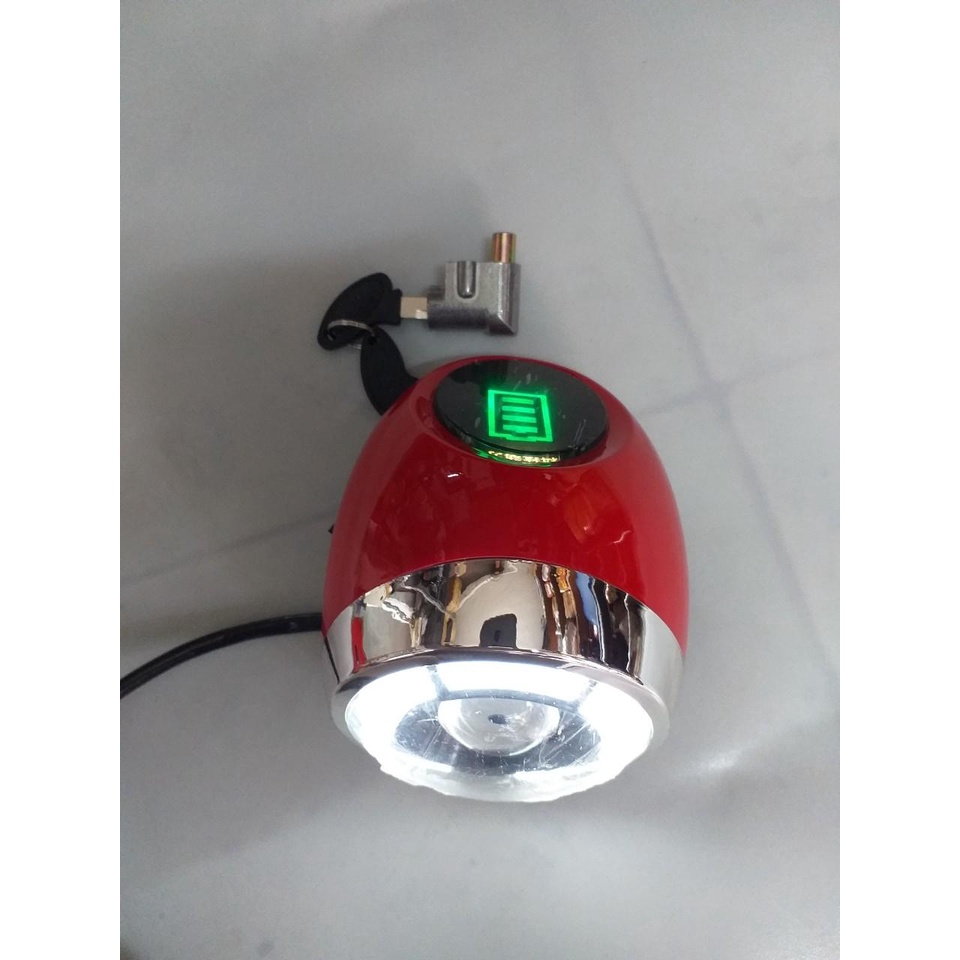 Đầu Đèn MILAN Tròn 48/60V Dùng Cho Xe Đạp Điện 4-5 Bình -