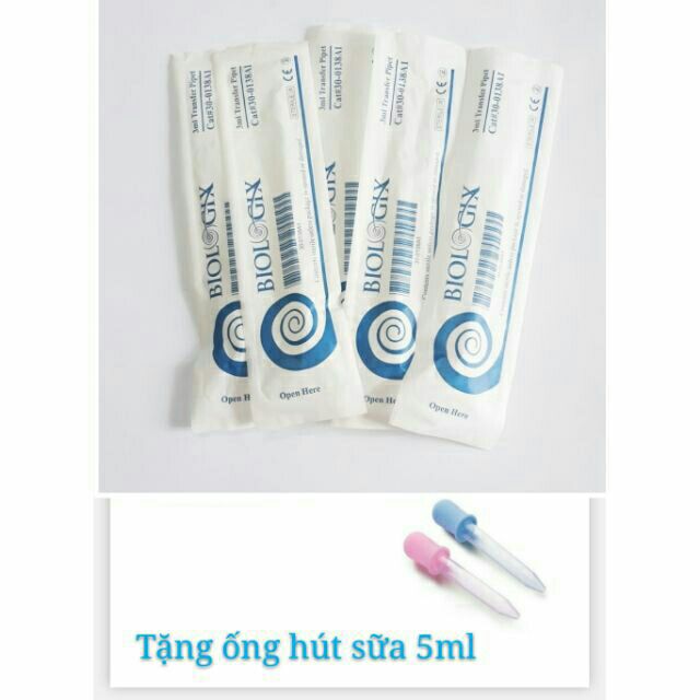 Combo 30-50 -70-100 ống hút sữa biologix nhập khẩu mỹ