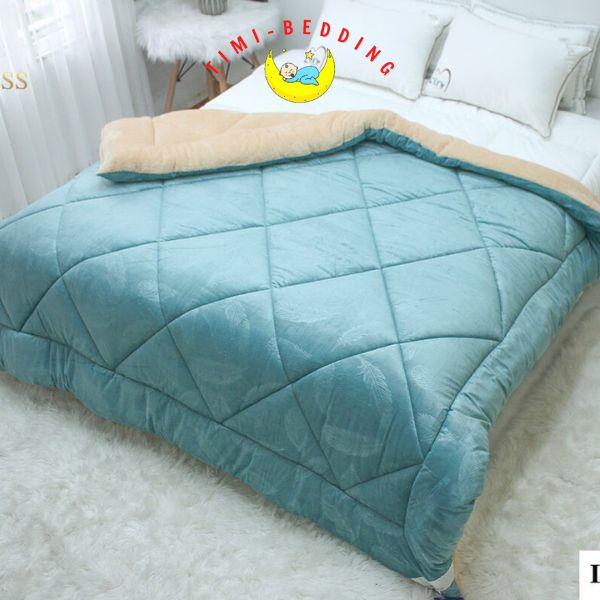 Chăn happiness – Chăn lông cừu chính hãng kích thước 200 x 220 cm, nặng 4kg - Timibedding