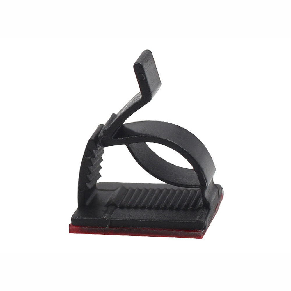 [COD] 100pcs Cable Clips for Car Office and Home Mounts Clip Organizer Clamps Creative Fasteners Cable Winder Durable Self-Adhesive Cord Adjustable|Wire Holder black